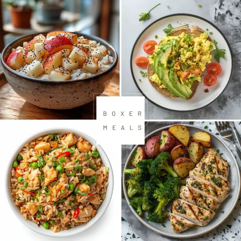 Boxing diet pre and post workout meals