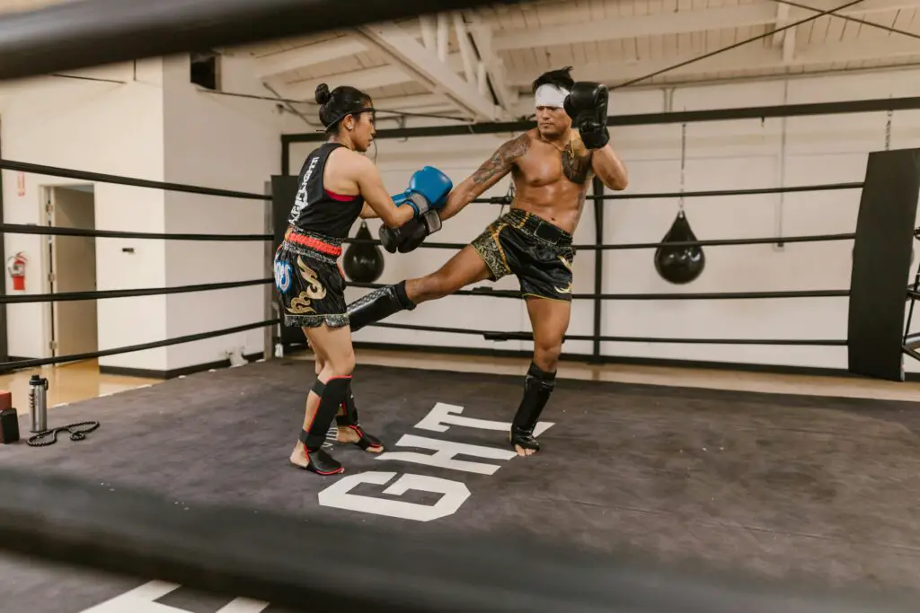 kickboxing sparring